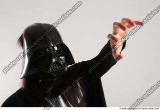 LUCIE DARTH VADER STANDING POSE WITH LIGHTSABER (25)